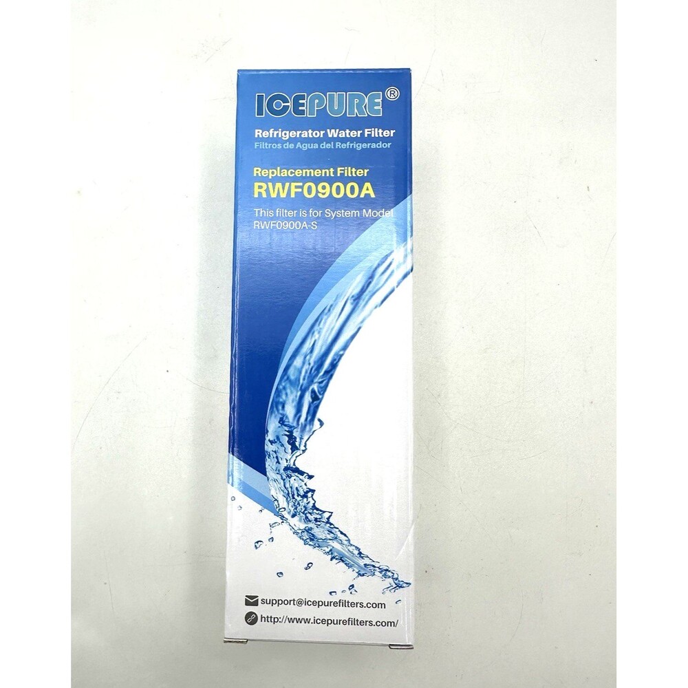 ICEPURE Refrigerator Water Filter RWF0900A (system model RWF0900A-S) NEW SEALED